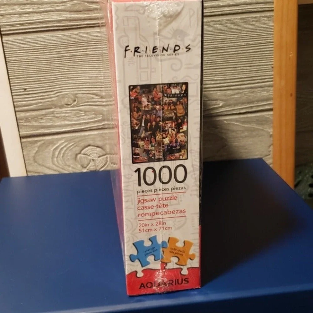 Friends TV Series 1000 Piece Jigsaw Puzzle Aquarius Photo Collage New Sealed